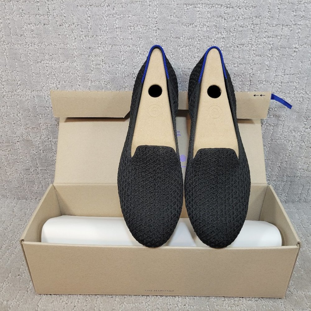 Rothy’s The Loafer Black Honey Size 6.5 7 7.5